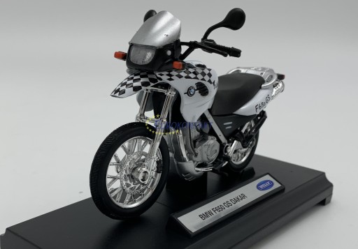 BMW F650 GS Dakar мотоцикл 1:18 модель Welly 12146D