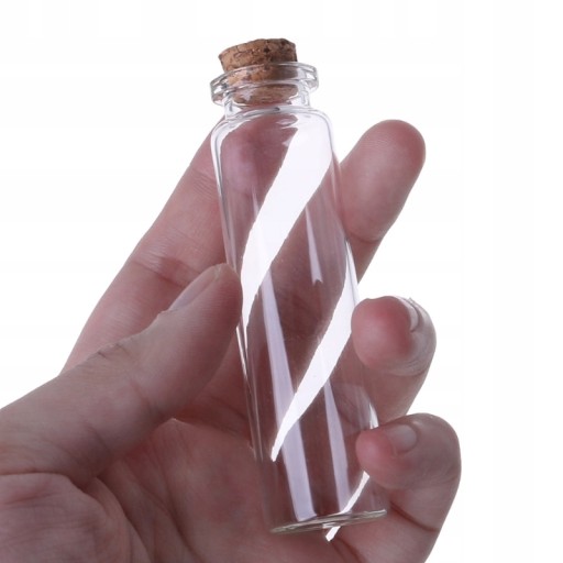 szklane fiolki 10 sztuk z korkiem 20ml