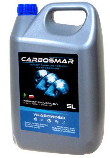 SMAR do KOTŁÓW z podajnikiem na EKOGROSZEK CARBOSMAR olej płynny 5L