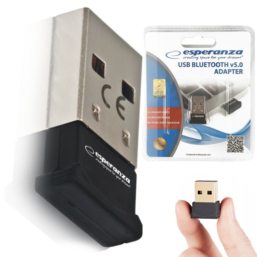 МИНИ-АДАПТЕР ДЛЯ КОМПЬЮТЕРА BLUETOOTH 5.0 USB 2.0
