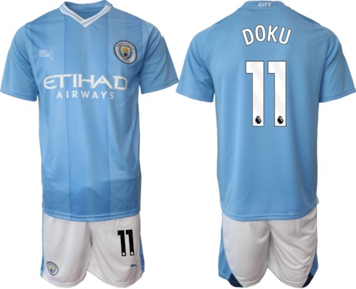 2023-24 MCFC Domowa koszulka piłkarska dla dzieci No.47 Foden