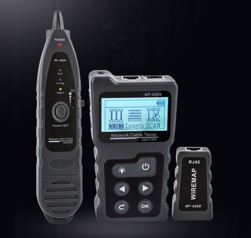 МНОГОФУНКЦИОНАЛЬНЫЙ СЕТЕВОЙ КАБЕЛЬНЫЙ ТЕСТЕР LCD NF-8209