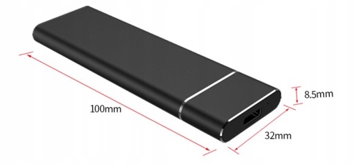 Мини внешний портативный жесткий диск SSD