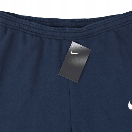 Мужские спортивные штаны Nike с карманами на молнии, хлопковый темно-синий, XL