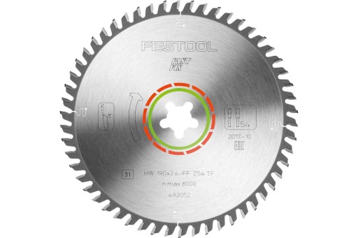 FESTOOL Диск специальный 190x2,6 FF TF54 492052