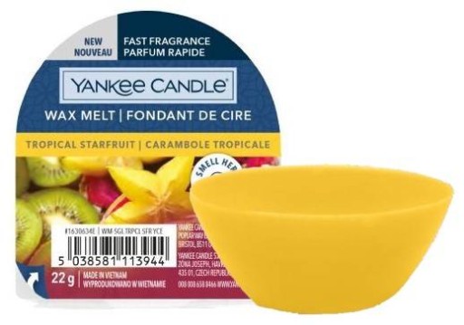 Yankee Candle - Воск с ароматом тропических карамболь (Tro