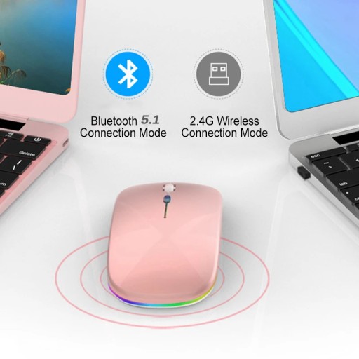 Беспроводная рабочая мышь USB 2,4 ГГц с подсветкой