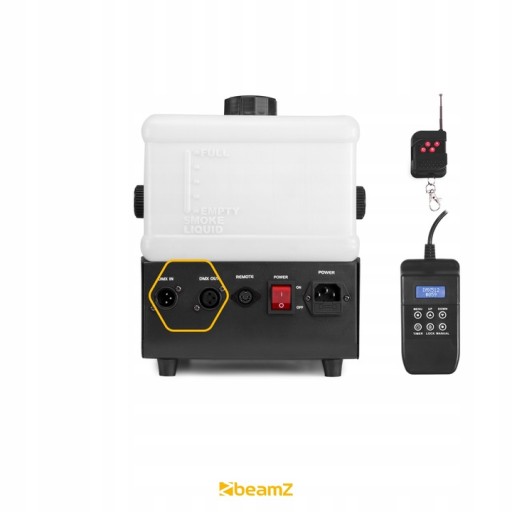 Светодиодная дым-машина DMX 1800Вт пульт + жидкость 5л