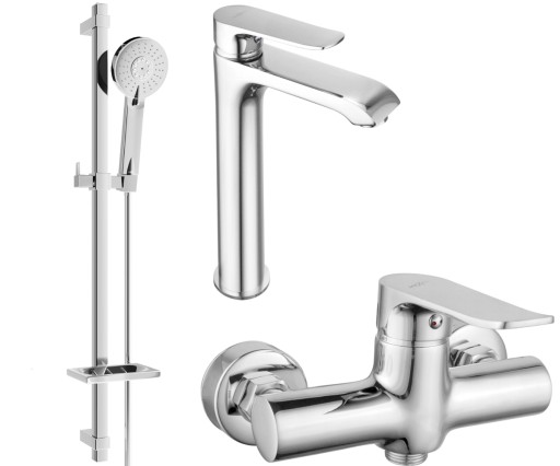 MEXEN PECOS DQ40 ZESTAW PRYSZNICOWY BATERIA CHROM