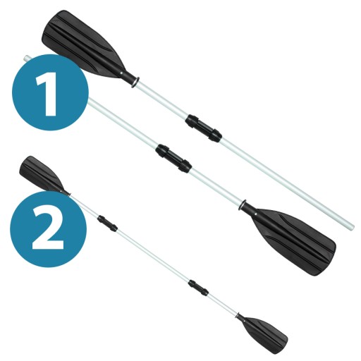 АЛЮМИНИЕВОЕ ВЕСЛО ДЛЯ КАЯКА TUV/GS 2in1 BESTWAY 62064 145/218 CM LODZ KAYAK