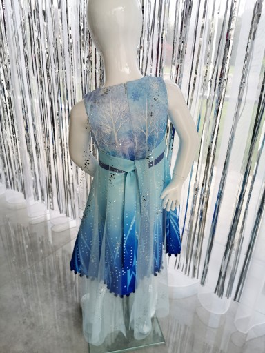 Платье КОСТЮМ Наряд Эльзы FROZEN 2 Эльза FROZEN OLAF коса ошибка 134