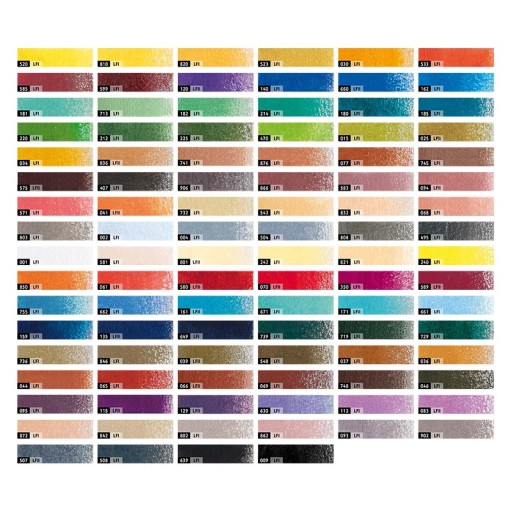 Карандаши для рисования PROFESSIONAL Caran d'Ache LUMINANCE, 100 цветов. ВЕРШИНА