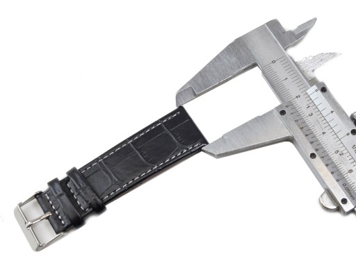 PASEK DO ZEGARKA SKÓRZANY GŁADKI 14mm NIEBIESKI