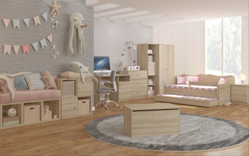 LULU II детская кровать 160x80 BABY BOO surf белый