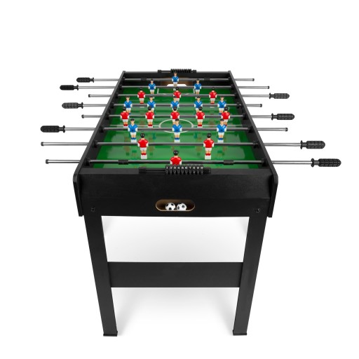 STÓŁ DO GRY W PIŁKARZYKI NEOSPORT 118X61X79 CM CIEMNY CZARNY WYTRZYMAŁY