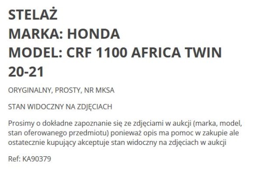 . РАМА КРЕПЛЕНИЕ РАМЫ HONDA CRF 1100 AFRICA TWIN