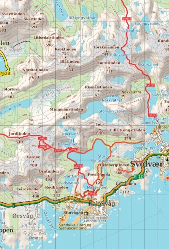 Водонепроницаемая туристическая карта LOPHOTES масштабом 1:75 000 PhoneMaps 2022