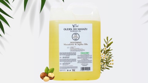 OLEJEK DO MASAŻU NATURALNY VCcee 5L MAKADAMIA