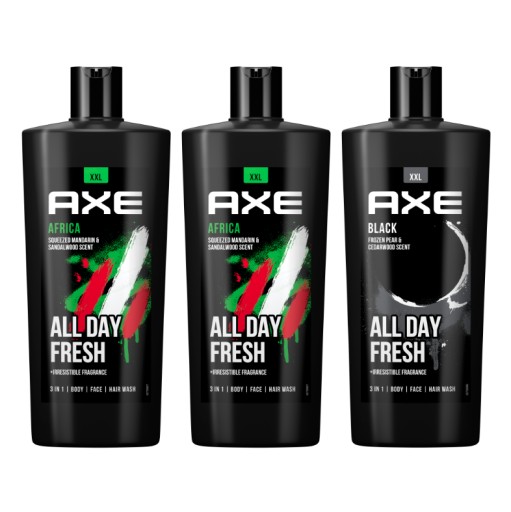 Набор гелей для душа Axe 3x700 мл