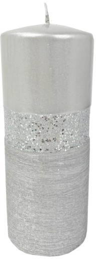 Декоративная СВЕЧА QUEEN SILVER ARTMAN 18 см СВЕЧА