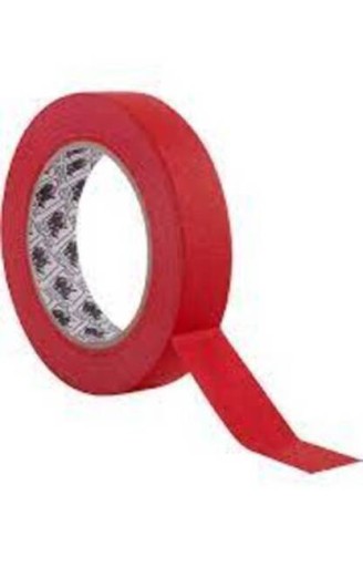 МАСКИРНАЯ ЛЕНТА INDASA - MTE КРАСНАЯ 100 °C 36MMX50MM