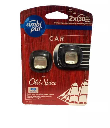 Автомобильный освежитель воздуха AMBI PUR Old Spice 2 шт.
