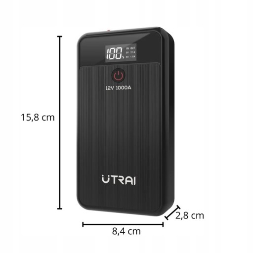 UTRAI POWERBANK 1000A ПУСКОВОЙ СТАРТЕР-БУСТЕР 29.6WH