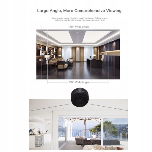 2xHD WIFI 1080P Kamera Mikrokamera Kamery DVR