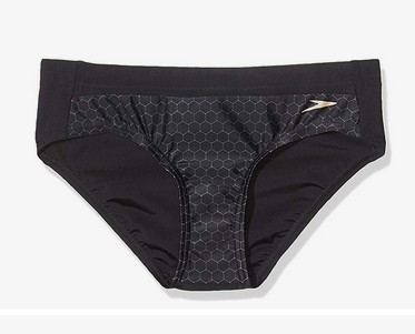 купальник-двойка Speedo с сетчатыми вставками, черный, размер D 42