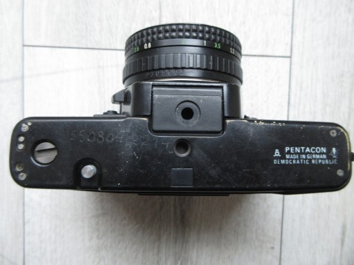 APARAT PRAKTICA B200 Z OBIEKTYWEM PENTACON PRAKTICAR 1:2,4 UNIKAT REAL FOTO
