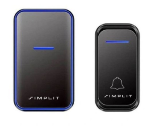 Беспроводной дверной звонок x2 + передатчик A6 Simplit