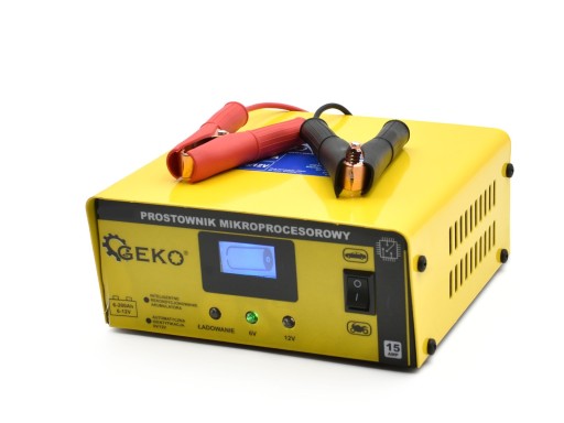 Микропроцессорное выпрямитель 6V 12 В ЖК-дисплей 6-200AH 15A
