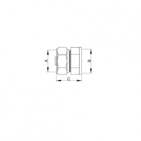 Разъем PEX 16x1/2 GW IP060, прямой разъем