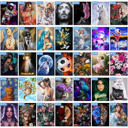 Вышивка «Diamond painting», мозаика 5D. Большой набор: картина + аксессуары