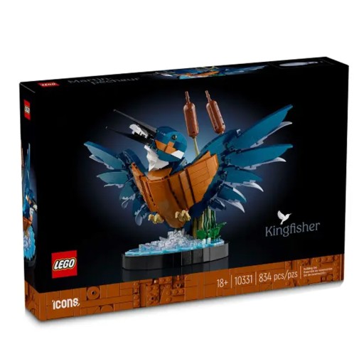 LEGO ICONS 10331 Зимородок Набор для взрослых (834 детали) Красивая птица