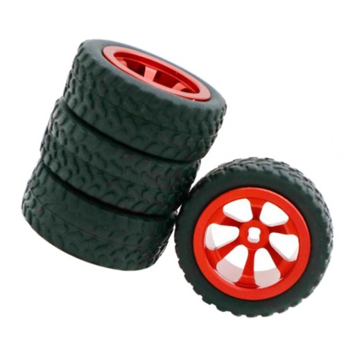 4шт 1:28 RC металлические автомобильные колеса шины для WLtoys