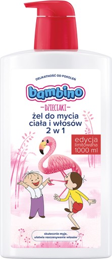 Гель детский 2в1 БАМБИНО Болек и Лолек 2л + бесплатно