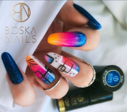 Лак гибридный BOSKA NAILS 418 NEON