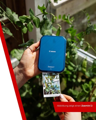 CANON Zoemini 2 Przenośna Drukarka Zdjęć Bluetooth Smartfon Tablet