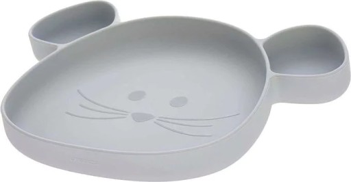 СИЛИКОНОВАЯ ТАРЕЛКА С ПРИСОСКОЙ LITTLE CHUMS MOUSE LASSIG