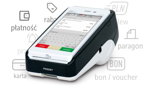 Kasa fiskalna 3w1 Posnet Drukarka + terminal + system sprzedażowy iPOS