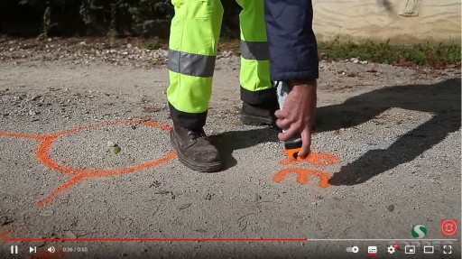 ЖЕЛТАЯ АЭРОЗОЛЬНАЯ КРАСКА SOPPEC МАРКЕР 1 БАНКА
