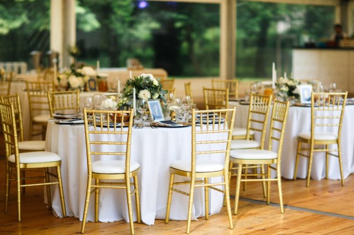 CHIAVARI PP TIFFANY СВАДЕБНЫЙ БАНКЕТНЫЙ СТУЛ, золото + подушка