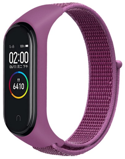 PASEK DO XIAOMI MI BAND 3/4/5/6/7 WYGODNA OPASKA NYLONOWA - SMOCZY OWOC