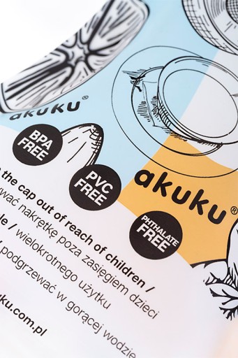 AKUKU SACHETS, МНОГОРАЗОВЫЕ ТРУБКИ ДЛЯ ЕДЫ, 5 ШТ.