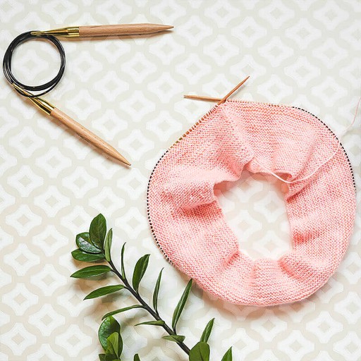 KNITPRO деревянная проволока на леске 150см -12.00мм