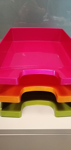 Полка для документов Leitz Plus Wow, РОЗОВЫЙ