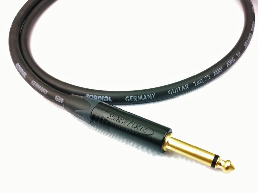CORDIAL CGK Гитарный кабель Jack 6,3мм NEUTRIK 10м