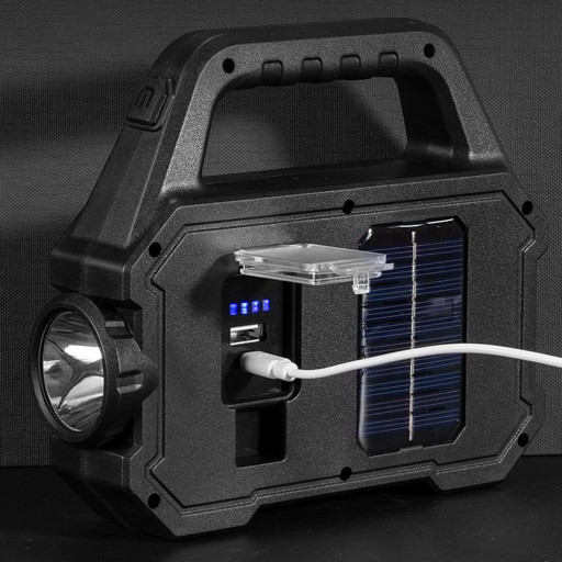 СОЛНЕЧНЫЙ КЕМПИНГОВЫЙ ФАКЕЛ LED COB USB