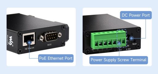 Конвертер RS232/485/422 в POE ETH (B)